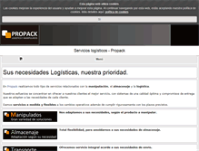 Tablet Screenshot of manipuladospropack.com